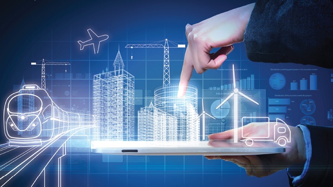 CAD and BIM 3D modeling on computer screen